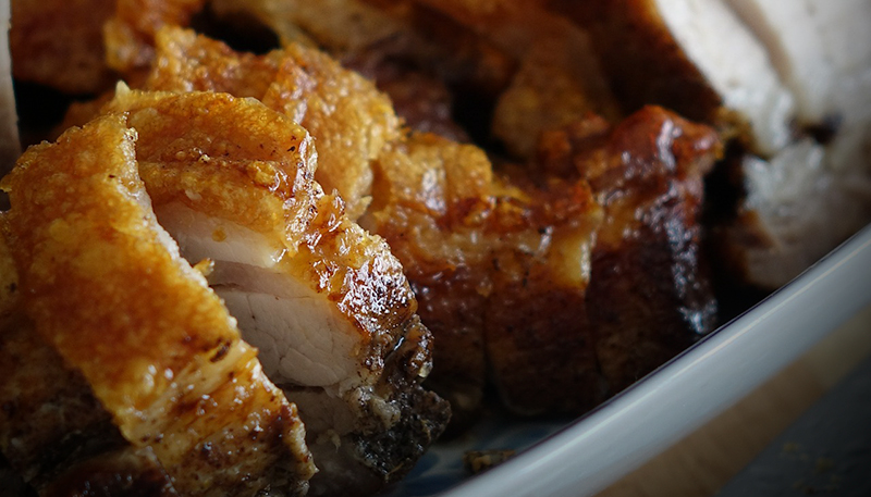 Cane & Bean Grapefruit and Chilli Syrup Glazed Roast Pork Recipe